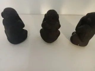 Juego 3 Monos Sabios Figura Decorativa