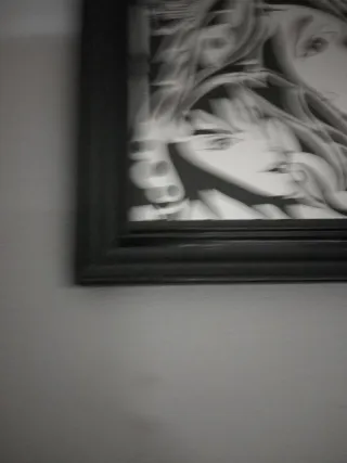 Espejo decorativo marco negro