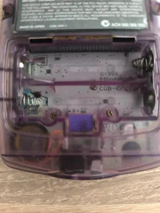 Nintendo GameBoy Color Morado Transparente CGB-001