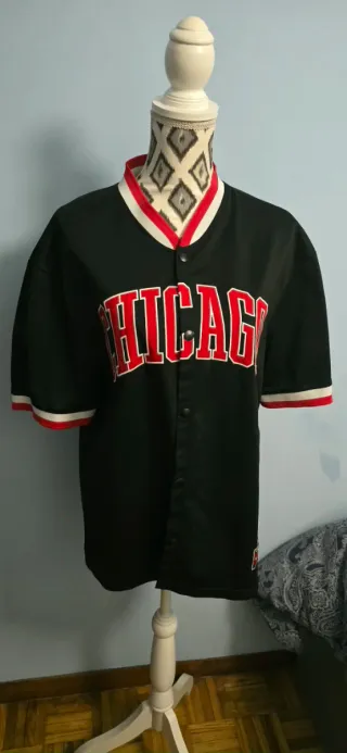 Chaqueta Chicago Bulls Negra y Roja