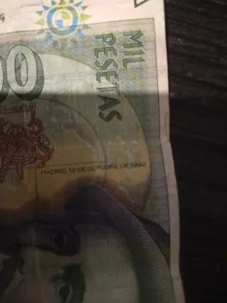 Billetes 1000 y 2000 pesetas 1992