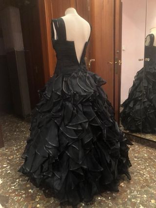 Vestido Clavariesa/Festera Negro