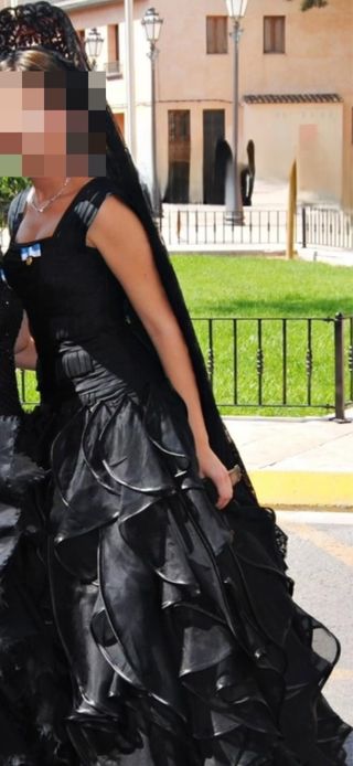 Vestido Clavariesa/Festera Negro