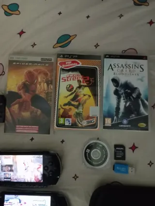 Pack de PSP + Juegos + accesorios + consola