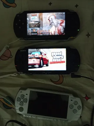 Pack de PSP + Juegos + accesorios + consola