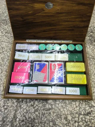 Set gioco DAL NEGRO vintage carte e fiches