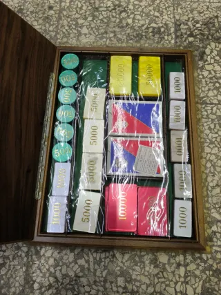 Set gioco DAL NEGRO vintage carte e fiches