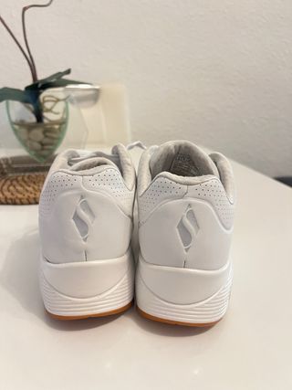 Zapatillas Skechers Talla 38 Unisex Blancas