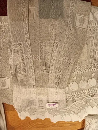 Cortinas blancas de tela