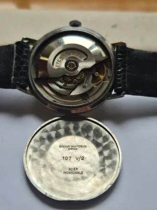 Orologio Eterna-Matic Argento Nero