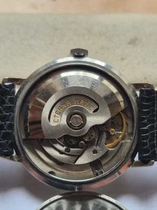 Orologio Eterna-Matic Argento Nero