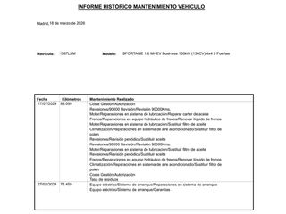 Kia Sportage 1.6 MHEV Business 4x4 100 kW (136 CV)