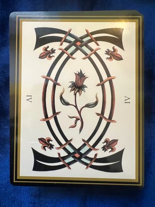 Tarot Noir Marsella Medieval Ed. Lujo Cantos Oro