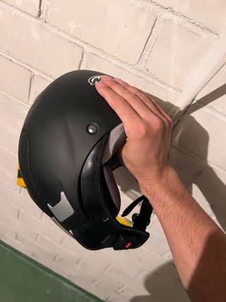 Casco Jet Negro