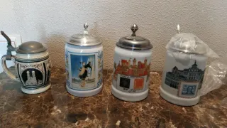 21 Bicchieri da birra tedesca da collezione