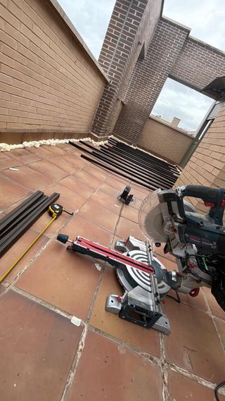 Instalación de tarima exterior