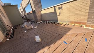 Instalación de tarima exterior