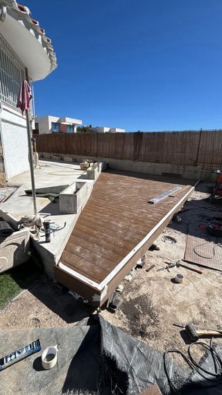 Instalación de tarima exterior