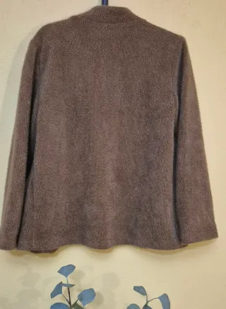 Chaqueta marrón abierta S/M