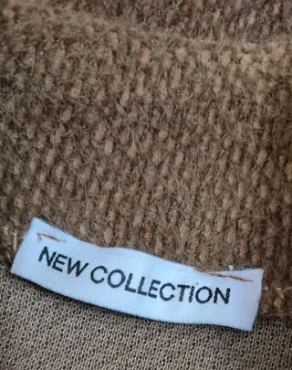 Chaqueta marrón abierta S/M