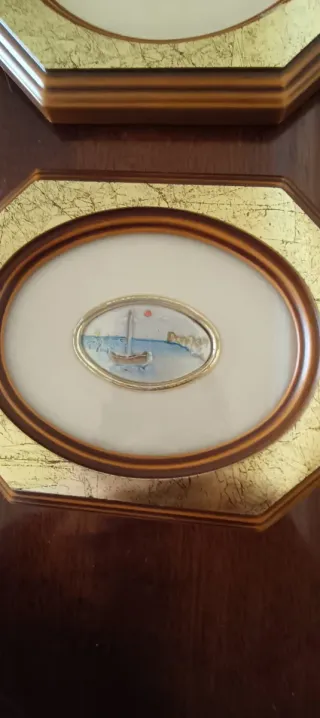 5 Cuadros Decorativos Pintados a Mano