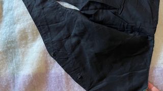 Chaleco vintage adamascado dorado y verde