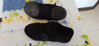 Zapatillas de baile negras mujer