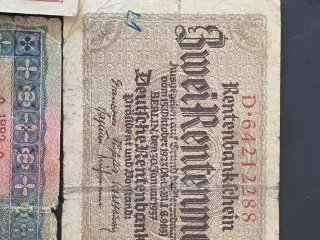 Lote Billetes Alemanes más de 100 años