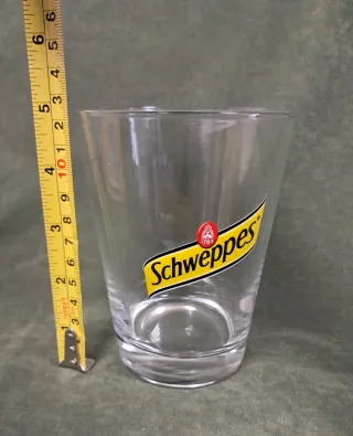 Vaso de vidrio Schweppes
