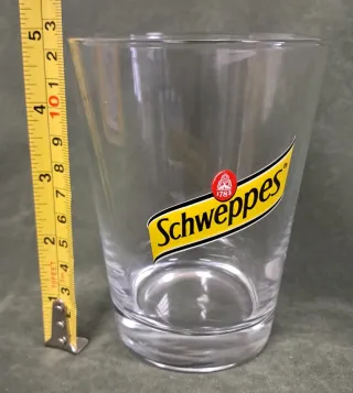 Vaso de vidrio Schweppes