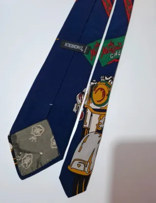 Cravatta Vintage Iceberg Moto Cafe Racer