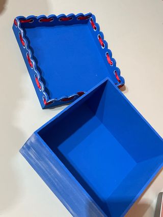 Caja de madera Gemeliers decorada