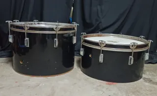 Bombo de animación negro son dos