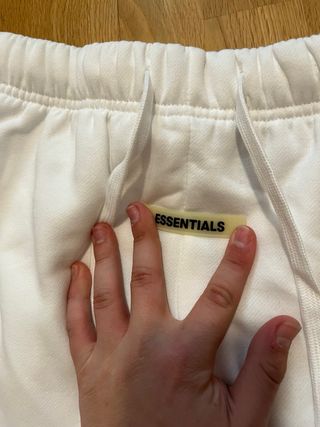 Pantalones Essentials Blancos