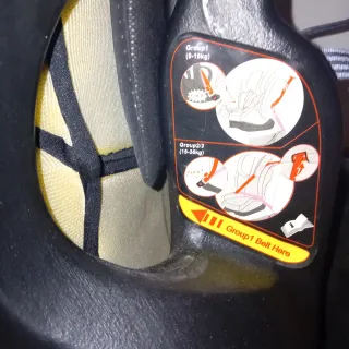 Silla de coche Nurse negra Grup 1 2 y 3