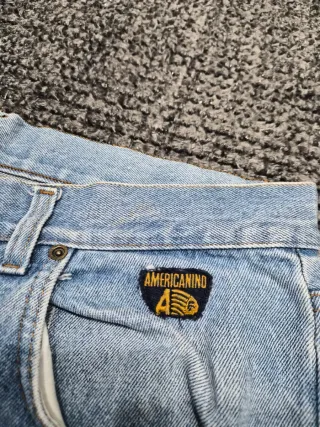 Pantaloni Americanino Taglia M Blu