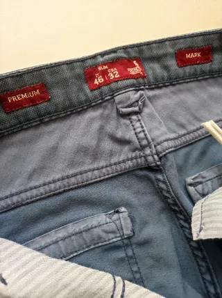 2 paia jeans/pantaloni OVS slim Tg.46