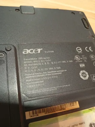 Portatile Acer TravelMate 200 Windows XP