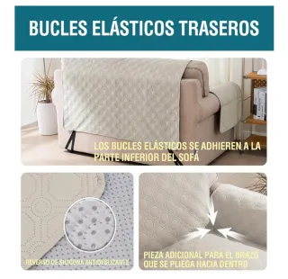 Funda sofá chaiselongue ✅