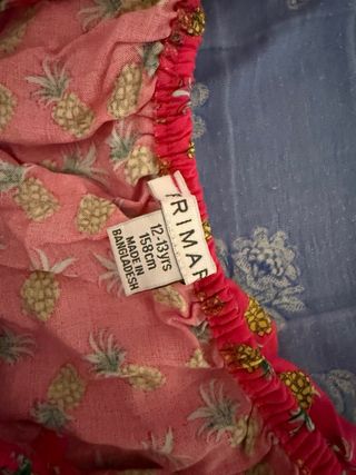 Conjunto niña Primark piñas y flores