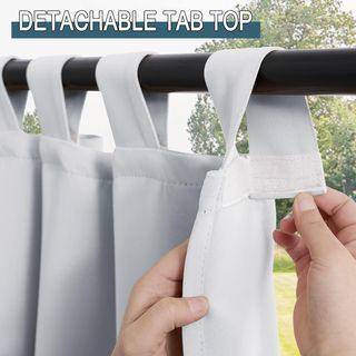 Cortine Opache Bianche in Poliestere PONY DANCE