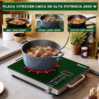 Placa vitrocerámica portátil 2000W