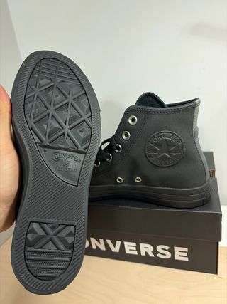 Converse All Star Pelle Nera Taglia 43
