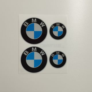 Kit 4 Pegatinas BMW Reflectantes
