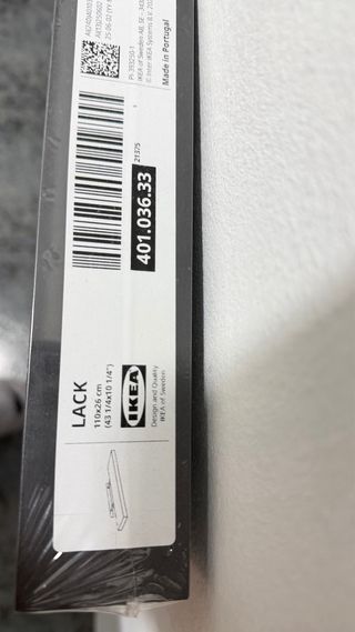 Estantería IKEA LACK Negra