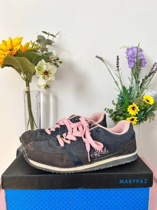 Deportivas Inside Talla 37 Azul y Rosa