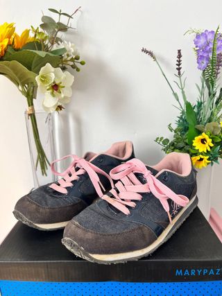 Deportivas Inside Talla 37 Azul y Rosa