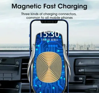 Cargador Inalámbrico Teléfono Mercedes-Benz c Luz