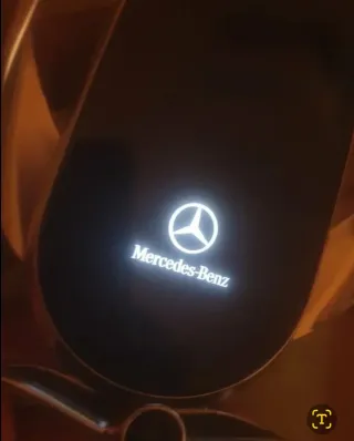 Cargador Inalámbrico Teléfono Mercedes-Benz c Luz