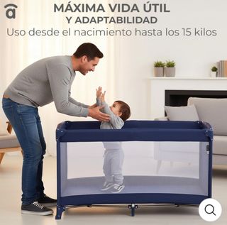 Cuna de viaje portátil multicolor